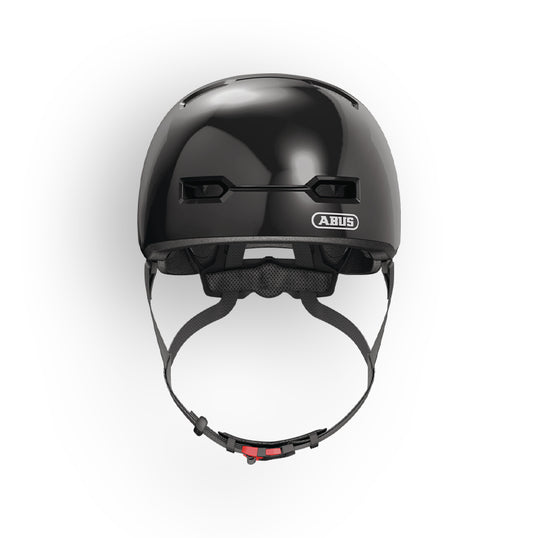 Casque vélo enfant Abus Skurb - Shiny Black - Face