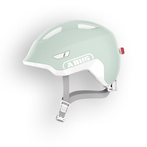 Casque vélo enfant Abus Smiley 3.0 Ace Led - Pure Mint- Profil