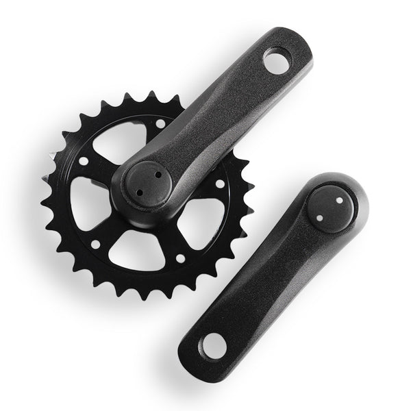 Pédalier Vintage Noir 36t 130mm Pour Vélos À Vitesses Pédalier Vintage Noir 36t 130mm Pour Vélos À Vitesses