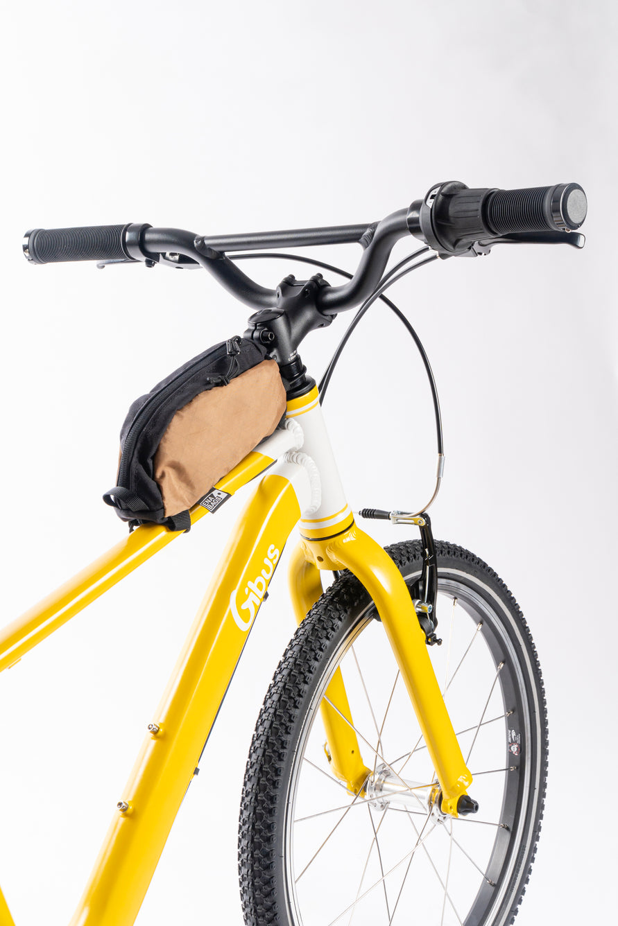 Sacoche de cadre - Sable - Profil - Sur vélo