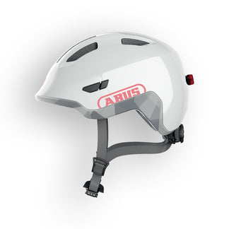 Casque vélo enfant Abus Smiley 3.0 Ace Led - Shiny White - Profil