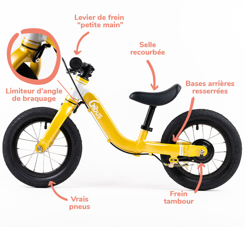 Draisienne 1 an : le guide ultime - Gibus Cycles